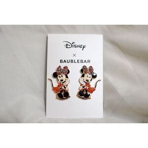 Disney‎ x Baublebar Minnie Mouse Enamel Dangle Collectable Earrings (New)